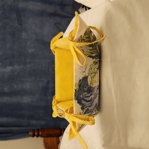 Handmade fabric catch-all basket